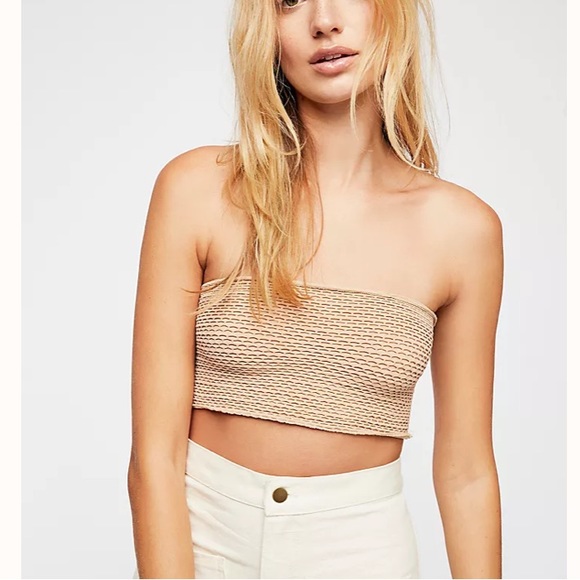 Free People Too Late For You Tube Top Bandeau in Burgundy Size XS/S - Picture 11 of 13